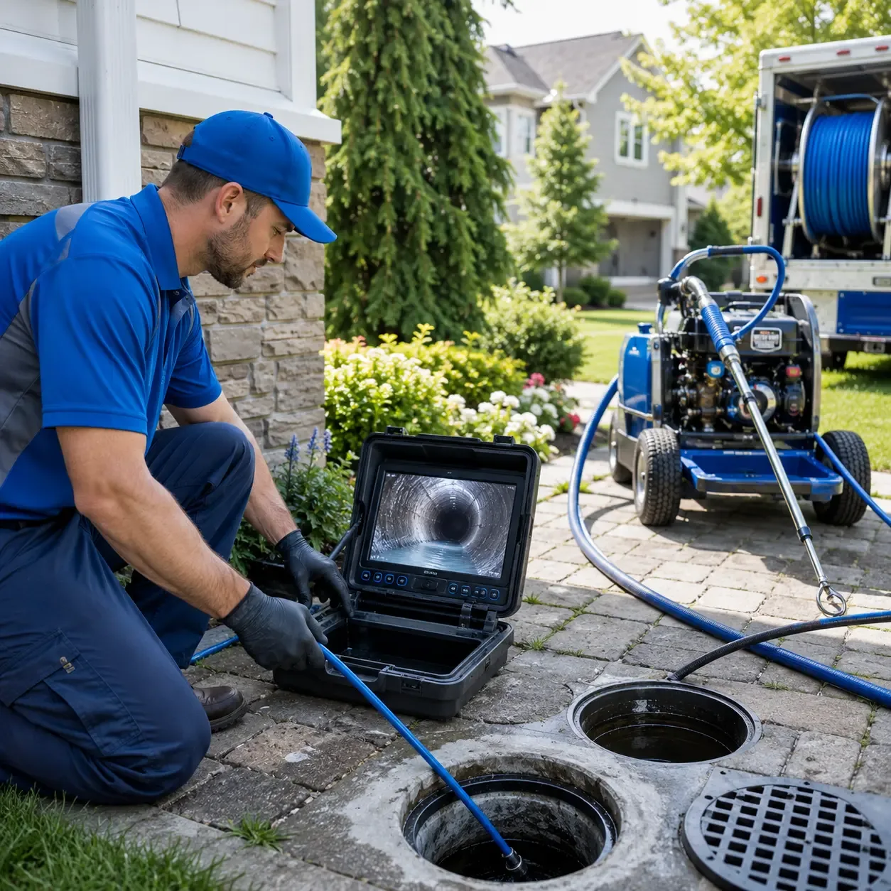 Outdoor drain cleaning professionals serving Brooks, GA
